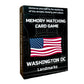 Memo Games Memory Matching Card Game - Washington, D.C. Landmarks - Fun & Educational Family Concentration Game For Teens, Adult