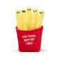 WHAT DO YOU MEME? Emotional Support Fries Plushies Set - 5 Cuddly Toys in Yellow, Red, White, Black - One Size, Model ESF504