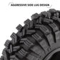 INJORA 1.0 Tires - All Terrain Super S5 King Trekker Soft Sticky Tires for 1/18 TRX4M 1/24 RC Crawler Axial SCX24 FMS FCX24 Endu