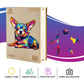 Jigfoxy Wooden Puzzles for Adults - Colorful Chihuahua Dog, 170pcs, Medium Size, Wood Material, Unique Animal-Shaped Design