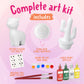 Doodle Hog Alpaca Squishy Paint Set For Kids Ages 8-12, Alpaca Diy Kits, Gifts For Girls 8-10, Arts And Crafts For Kids, Paint Your Own Squishies Kit