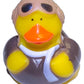 Cool Rubber Ducks (2') Standard Size. (12 Pack) Cute Duck Bath Tub Pool Toys. (Aviator Rubber Ducks)