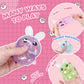 Easter Basket Stuffers,Easter Basket Essentials,4Pcs Squishy Easter Bunny Stress Balls For Adults,Kids,Easter Toys Stress Relief