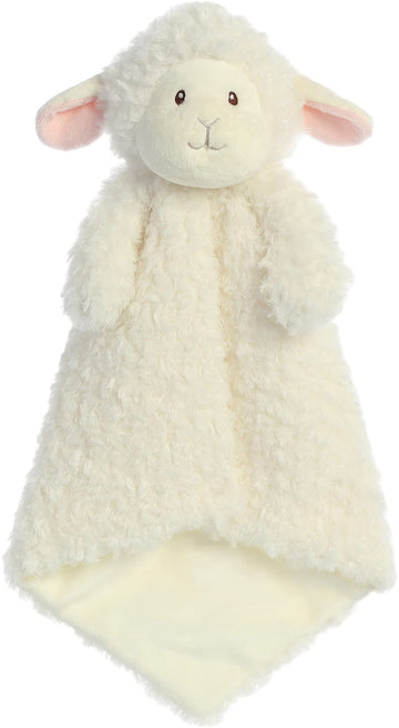 Ebba Aurora® Playful Blessing Lamb™ Luvster Baby Stuffed Animal - Comforting Companion - Imaginative Play - White 16 Inches