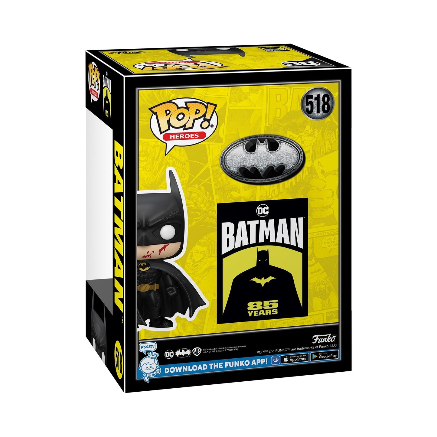 Funko Pop! Movies: Batman'S 85Th Anniversary - Batman - Collectable Vinyl Figure - Gift Idea - Official Merchandise - For Kids & Adults - Movies Fans - Model Figure For Collectors And Display