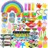 Soi-Meme 60 Pcs Party Favors Carnival Treasure Box Toys Classroom Prizes Small Mini Bulk Gifts Toys Pinata Easter Basket Stuffer
