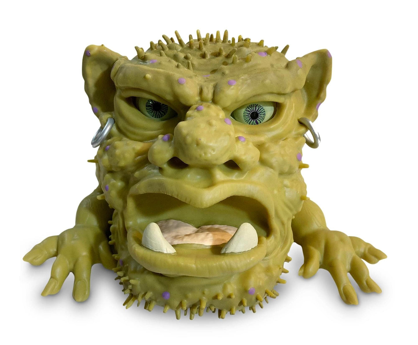 BOGLINS King Topor 8” Figure - Collectible Retro Toy, Green, Plastic, Movable Eyes & Mouth, Model TRIAT10012