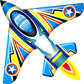 Sgftre Airplane Kite For Kids And Adults, Easy To Fly With Durable Fiberglass Frame, Outdoor Fun Sports Plane Kite With Handle A