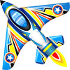 Sgftre Airplane Kite For Kids And Adults, Easy To Fly With Durable Fiberglass Frame, Outdoor Fun Sports Plane Kite With Handle A