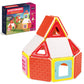 Magformers Build Up 50 Piece Set - Magnetic Tiles Building Blocks, Educational Kit, Stem Toy Set - Magnetic Building Tiles For Kids To Develop Problem-Solving Abilities And Shape Recognition