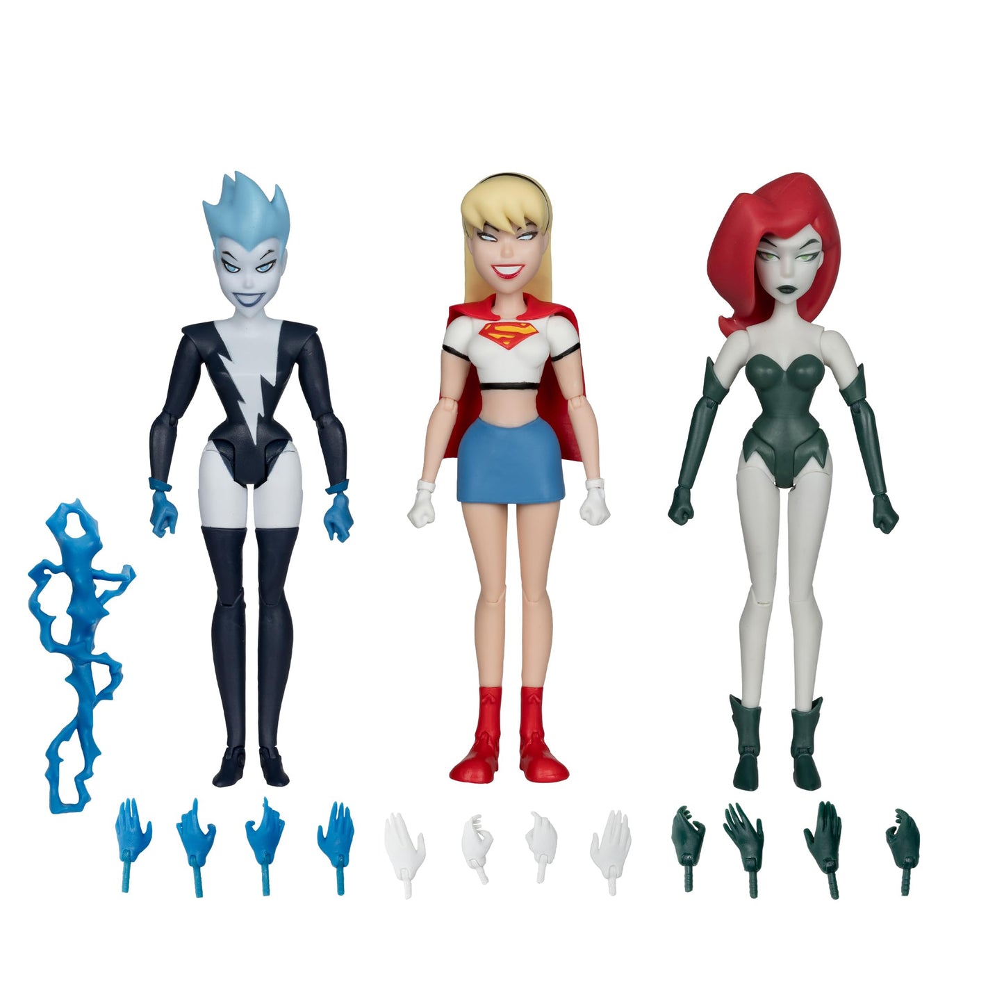 McFarlane Toys Poison Ivy & Supergirl 3-Pack Gold Label Action Figures, 7in, Multicolor, Model 17628