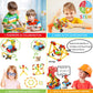 Couomoxa Building Toys, 404 Pieces Stem Toys Kit Creative Construction Engineering Learning Set For 5, 6, 7, 8+ Year Old Boys&Girls Best Toy Gift For Kids |Take-A-Part Building Blocks