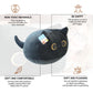 World Of Plush 29-Inch Jumbo Cat Plush Design - Squishy Cuddly & Fun - Ideal Gift For Family Members - Exceptional & Exclusive S