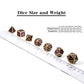 DnDnD Table Game Metal Dice Set, 7PCS D&D Metal Die with Metal Gift Box for Tabletop Games Dungeons and Dragons Dice (Dark Purpl