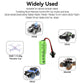 Tosiicop 3.7V 800mah Li-ion Battery 2 Pack - 3.7 Volt Rechargeable Battery with SM-2P Plug and USB Charger for RC Stunt Car Truc