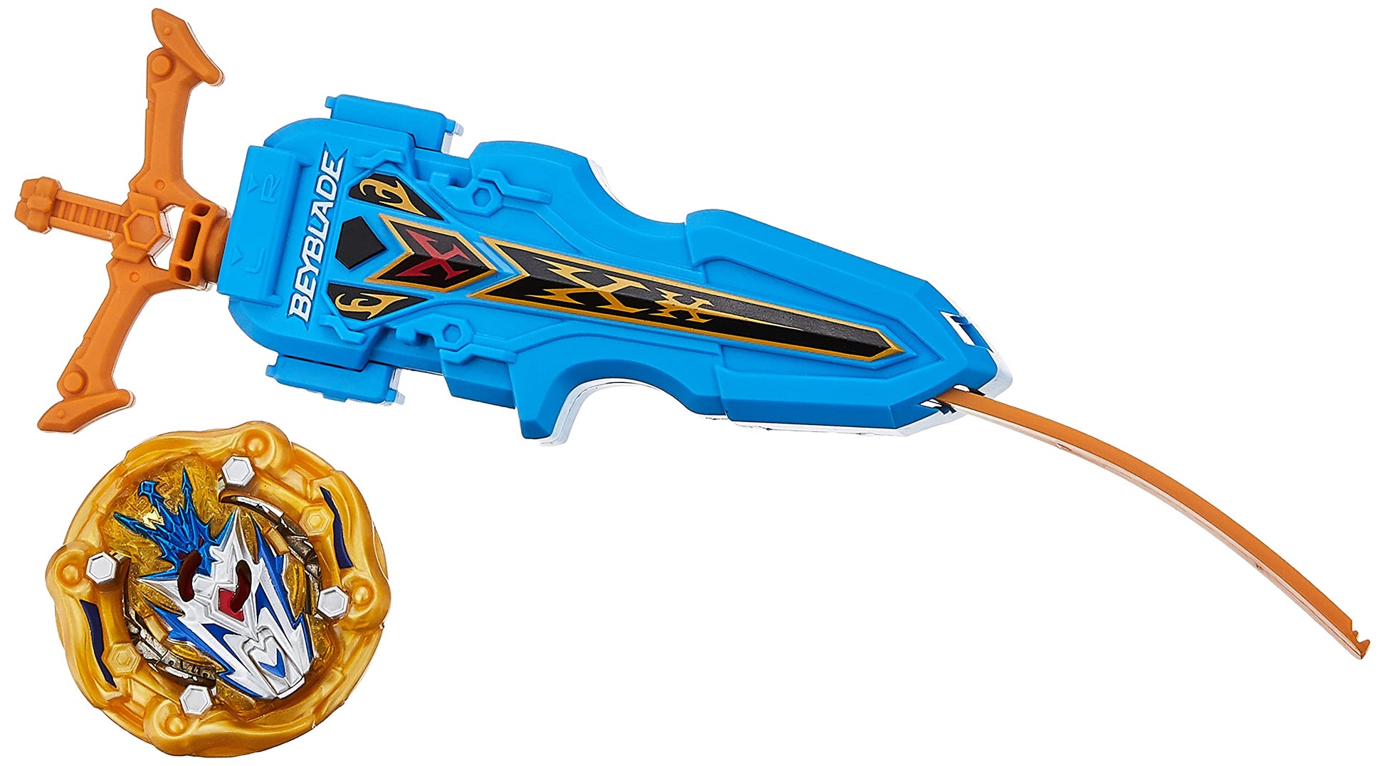 Beycutting edge Burst Rise Hypersphere Apocalypse cutting edge Set - Right/Left-Spin Launcher with Right-Spin Battling Top Toy  Ages 8 and Up