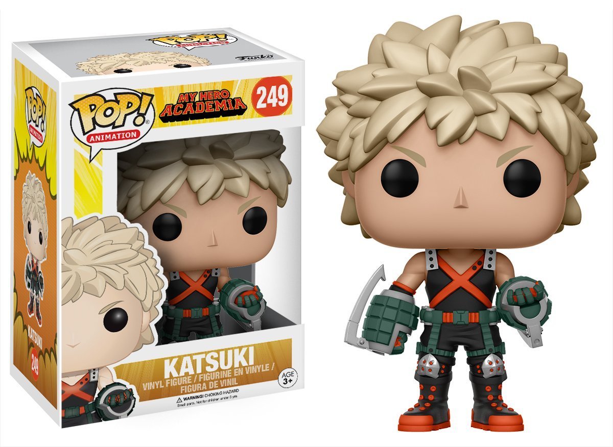 Funko Pop My Hero Academia - Katsuki Pop! Vinyl Figure (Bundled With Compatible Pop Box Protector Case), Multicolor, 3.75 Inches