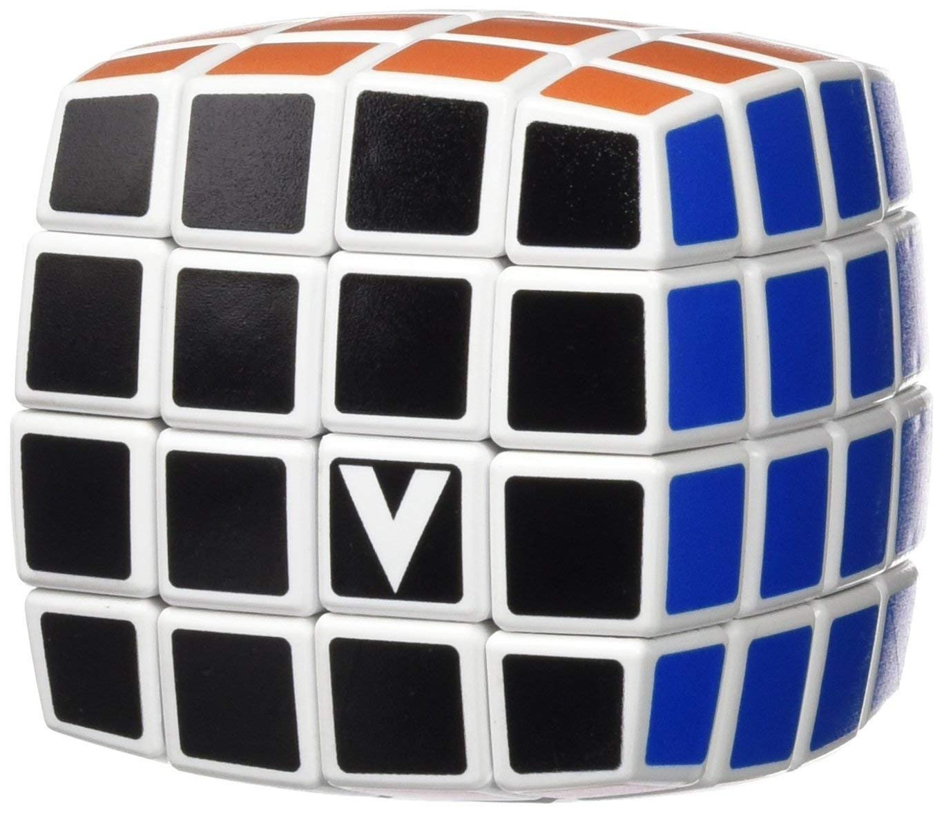 V-Cube 4 Cube Pillowed Cube Toy, White/Multicolor