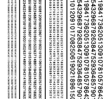 Railroad Gothic Numbers, Black