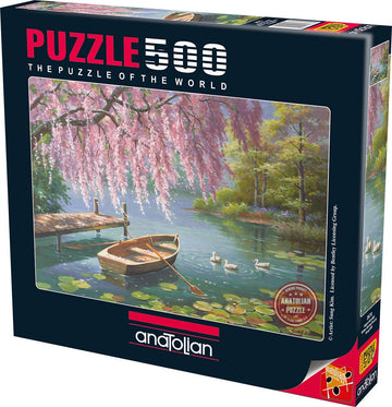 Anatolian Willow Spring Beauty Jigsaw Puzzle (500 Piece), Brown (3573)