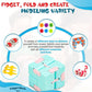 Magformers Build Up 50 Piece Set - Magnetic Tiles Building Blocks, Educational Kit, Stem Toy Set - Magnetic Building Tiles For Kids To Develop Problem-Solving Abilities And Shape Recognition