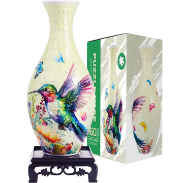 3D Puzzle Vase 160 Pieces 3D Puzzle Vase for Flowers Unique mature-themed Crafts and Art Great Gift for Women  MotherDay Gifts  3D DIY House Warming Gift for Flower Arrangements and Home Decor