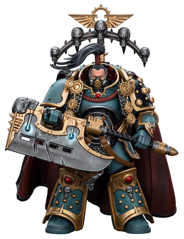 Joytoy Warhammer 40K 1/18 Action Figures, Sons Of Horus Legion Praetor With Power Axe Perfect For Collectors & Decor, Ideal Gift