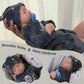 Dayoff Kids Reborn Baby Dolls,18 Inch Realistic Baby Doll With Full Vinyl Body Lifelike Baby Dolls Real Life Baby Doll For Kids Age 3+ (Levi.B)
