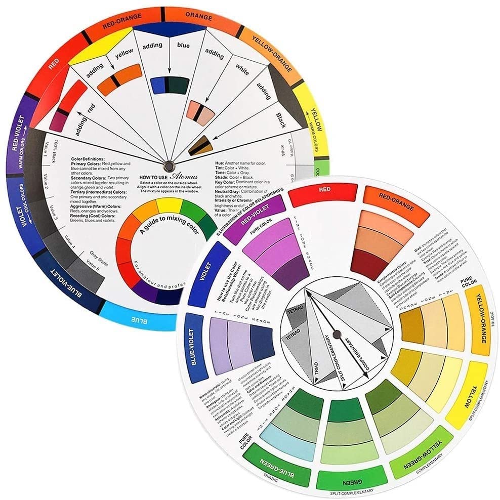 Kraftmasters Color Wheel Card (Multicolour, 5.2Inch)