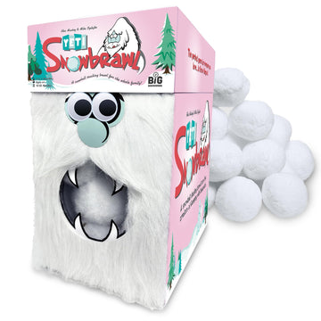 Big Discoveries Yeti Snowbrawl - A Snowball Stacking Brawl Card Game | Includes 40 Snow Balls - Fun Board Game for Kids, Teens, 