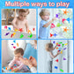Bath Toys For Kids, 38 Pcs Suction Cup Bath Toys Silicone Ocean Animal Bath Tub Toys For Kids Ages 4-8 Window Building Bath Suct