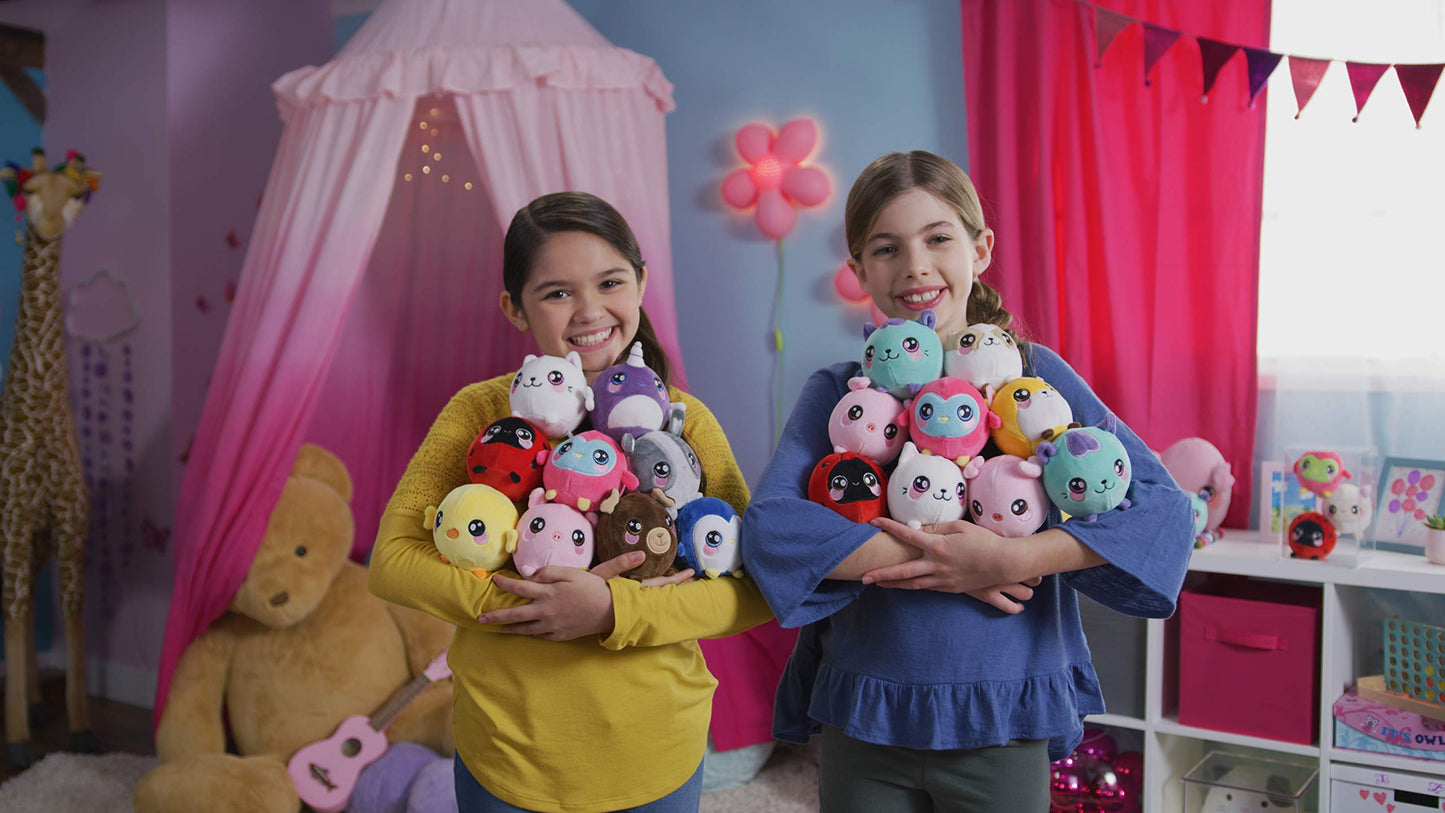 Squeezamals, Fluffy Furball - 3.5' Super-Squishy Foam Stuffed Animal! Squishy, Squeezable, Cute, Soft, Adorable!