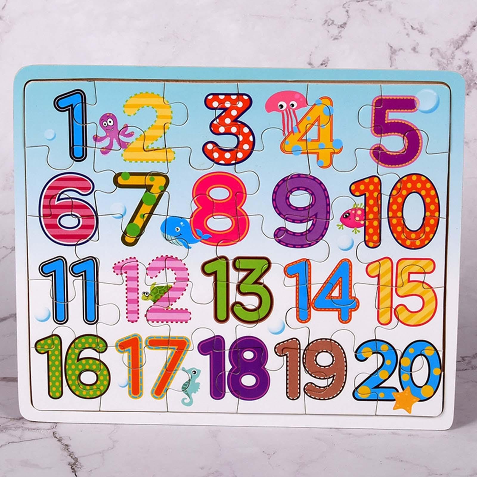 Atorse Wooden Sorting Blocks Development Sensory Toy For Preschool Children Baby Numbers|Baby | Toys For Baby | Developmental Ba