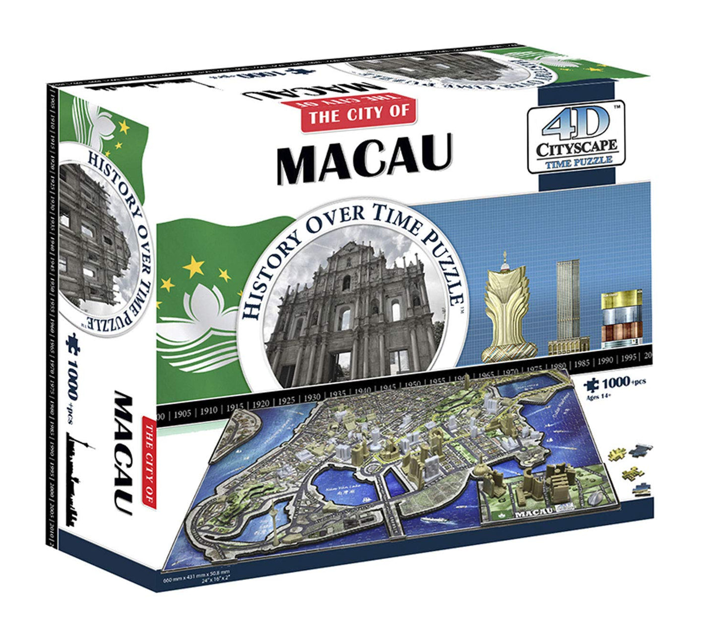 4D Cityscape 4D Macau China Puzzle