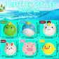 Light Up Bath Toys Toddler No Hole Bath Tub Toys For Baby 6-12 Months Baby Toys 12-18 Months 6Pcs Animal Floating Bathtub Toys F