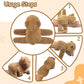Wueuru 2 Pcs Animal Slap Bracelets Capybara Plush Toy, Valentines Day Gift Capybara Huggers Slap Bracelets 9'' Capybara Plush To