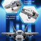 SEMKY F-22 Raptor Fighter Jet Building Block Set - 626 Pieces, Grey/Black, Plastic Model QS88011 for Kids and Adults