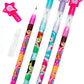 TINYMILLS 24 Pcs Mermaids Multi Point Stackable Push Pencil Assortment with Eraser for Shark Birthday Party Favor Prize Carnival