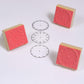 READY 2 LEARN Analog Clock Stamps - Set of 3 - Wooden Stamps for Telling Time Activities and DIY - Use for Flashcards, Worksheet