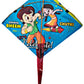 RUHANI Plastic Cartoon Character Kites, Multicolor, (Pack of 20)