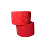 Red and Green Crepe Streamers - 4 Rolls