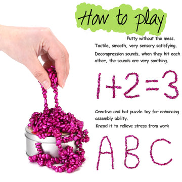 550Pcs Rose-Red Magnet Balls Desk Toys For Adults, Ferrite Crags Magnetic Putty Desk Fidget Toys For Office
