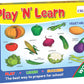 CreativeS Play N Learn  Vegetables Educational Puzzles Game For Kids Learn Vegetable Names & Recognition SelfCorrecting 