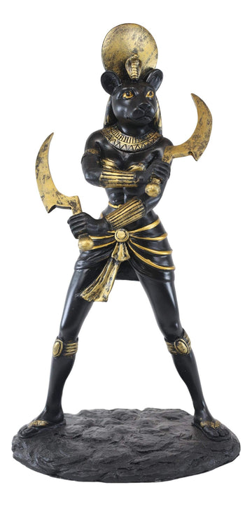 Ebros Gift Classical Egyptian Sun Goddess Sekhmet Figurine 11' H Warrior Huntress Lioness Sachmis Sculpture Gods Of Egypt Deity Of Victory And Healing