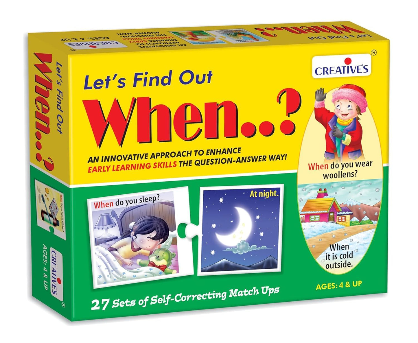 CreativeS Wh Series | LetS Find Out When? | Question  Answer Puzzles Game | Learning Games For Kids | Picture Puzzles | Pres