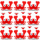 9 Pack Crab Stuffed Animal Cute Crab Plush Doll Toy Soft Small Stuffed Hanging Ornaments For Keys Purse Backpack Bags Diy Birthd