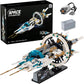 UNCLE BRICK Space Station Spaceship Building Blocks Set with Lights and Power Motor Space Exploration Toy Creative Gift Idea for mature-themeds and Space Fans for Boys and Gril Age 8-12