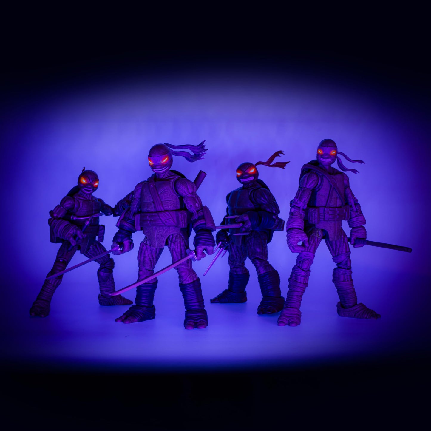 The Loyal Subjects Teenage Mutant Ninja Turtles 5-inch Action Figure 4-Pack - Multicolored Zombie Turtles (Michelangelo, Leonardo, Donatello, Raphael)