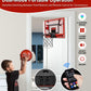 Basketball Hoop Indoor For Kids-Over The Door Mini Basketball Hoop With Led Light, Scoreboard, Remote Control And 3 Modes & Ball