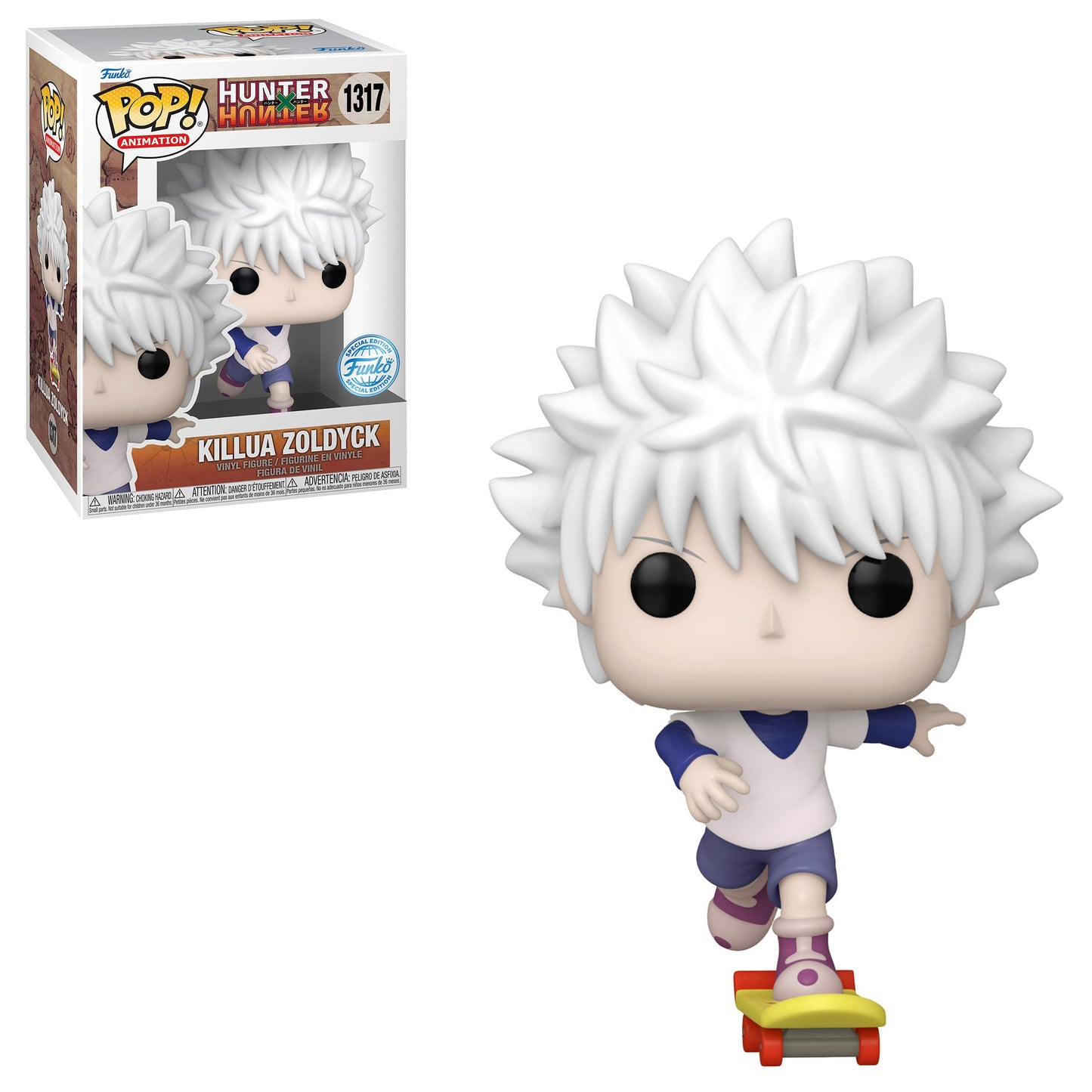 Funko Pop! Animation: Hunter X Hunter - Killua With Skateboard Vinyl Figure